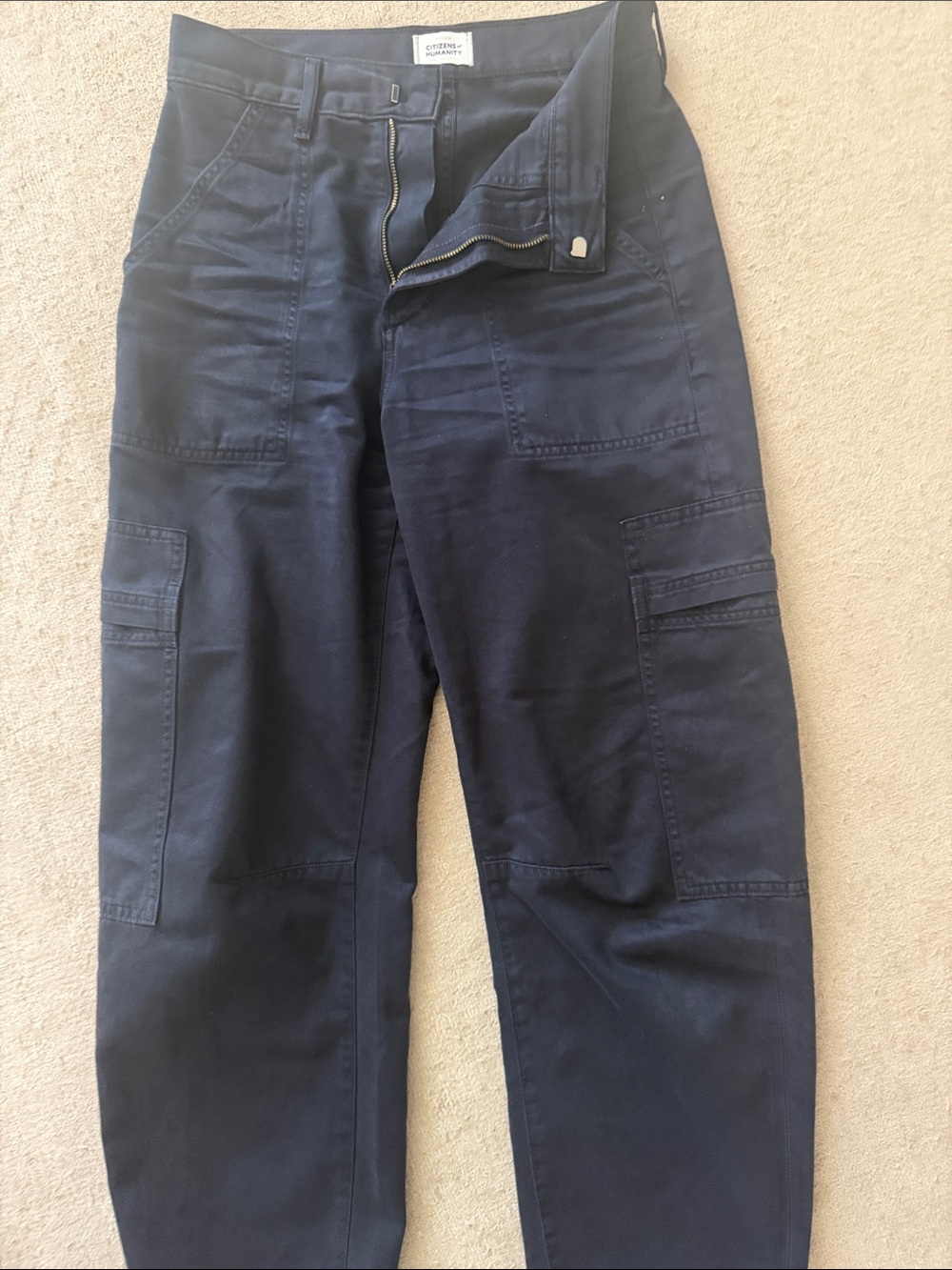 Citizens Of Humanity Navy Cargo Pants - Picture 3 of 4